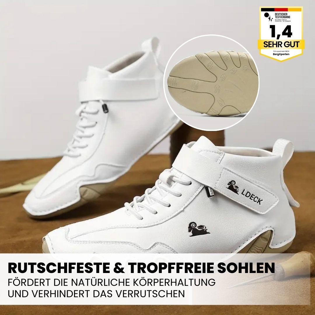 Alpaca - ergonomischer, wasserdichter &amp; schmerzlindernder Leder-Barfußschuh