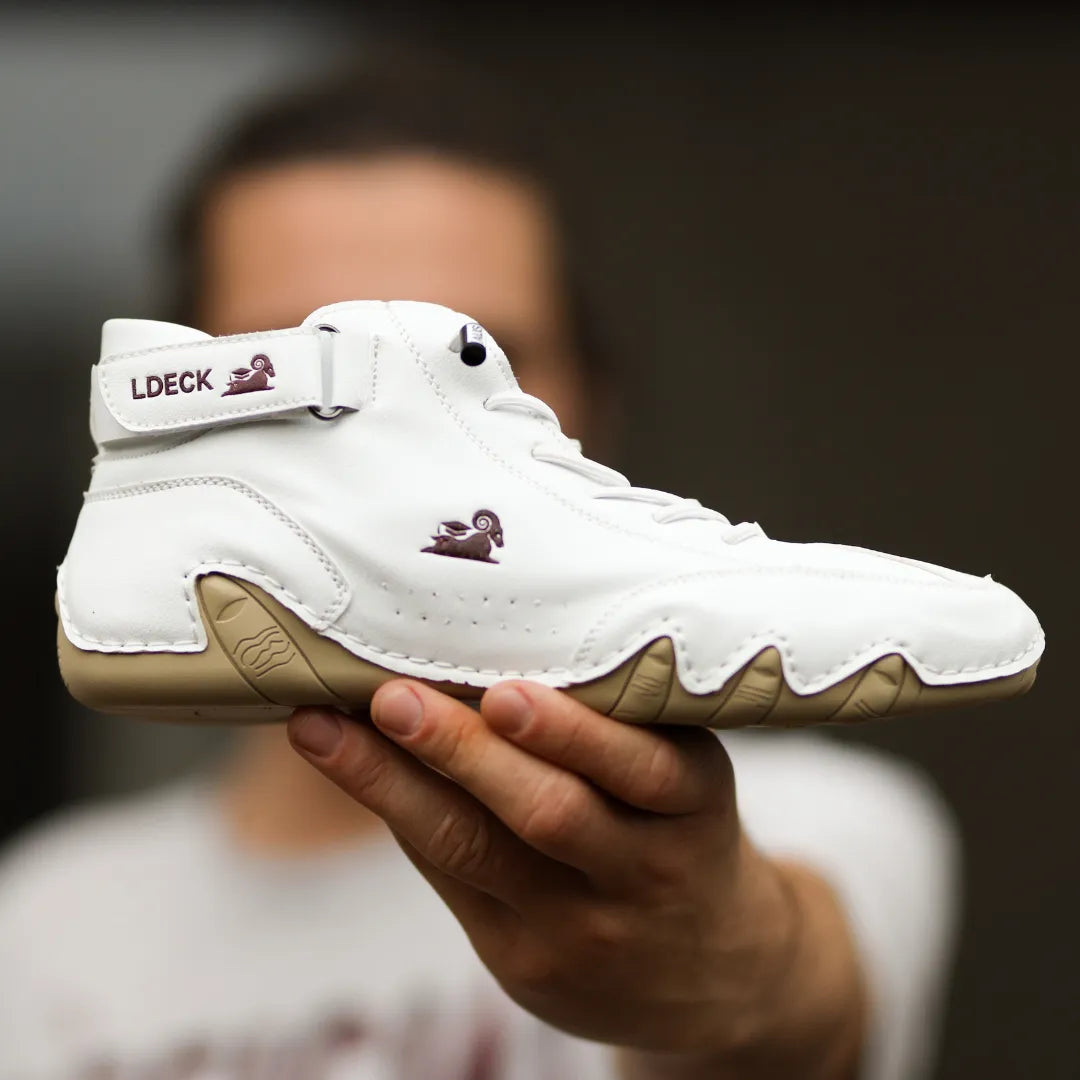 Alpaca - ergonomischer, wasserdichter &amp; schmerzlindernder Leder-Barfußschuh