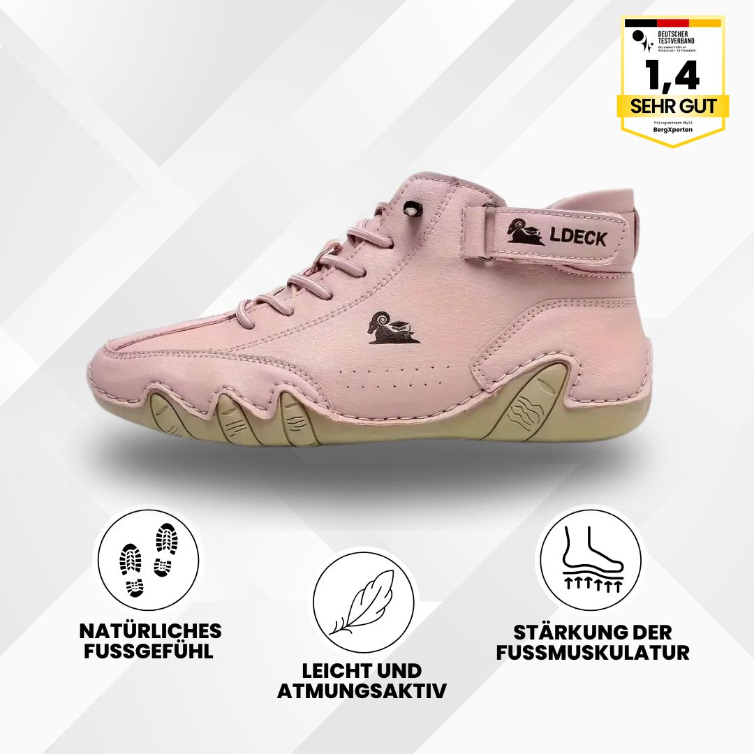 Alpaca - ergonomischer, wasserdichter &amp; schmerzlindernder Leder-Barfußschuh