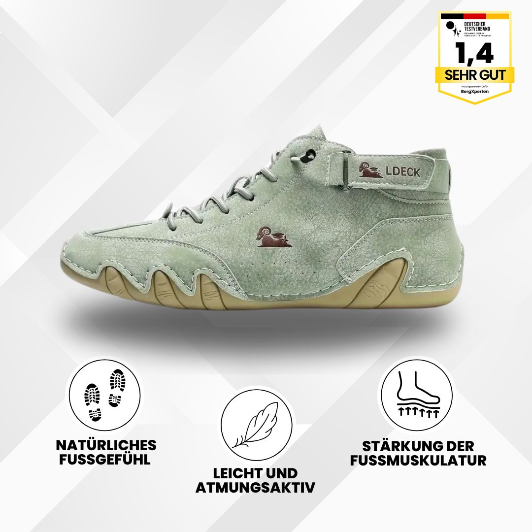 Alpaca - ergonomischer, wasserdichter &amp; schmerzlindernder Leder-Barfußschuh