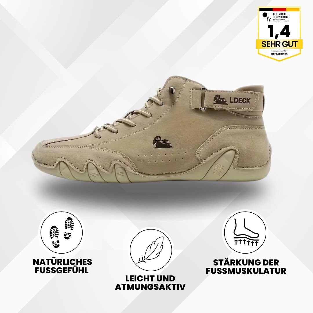 Alpaca - ergonomischer, wasserdichter &amp; schmerzlindernder Leder-Barfußschuh