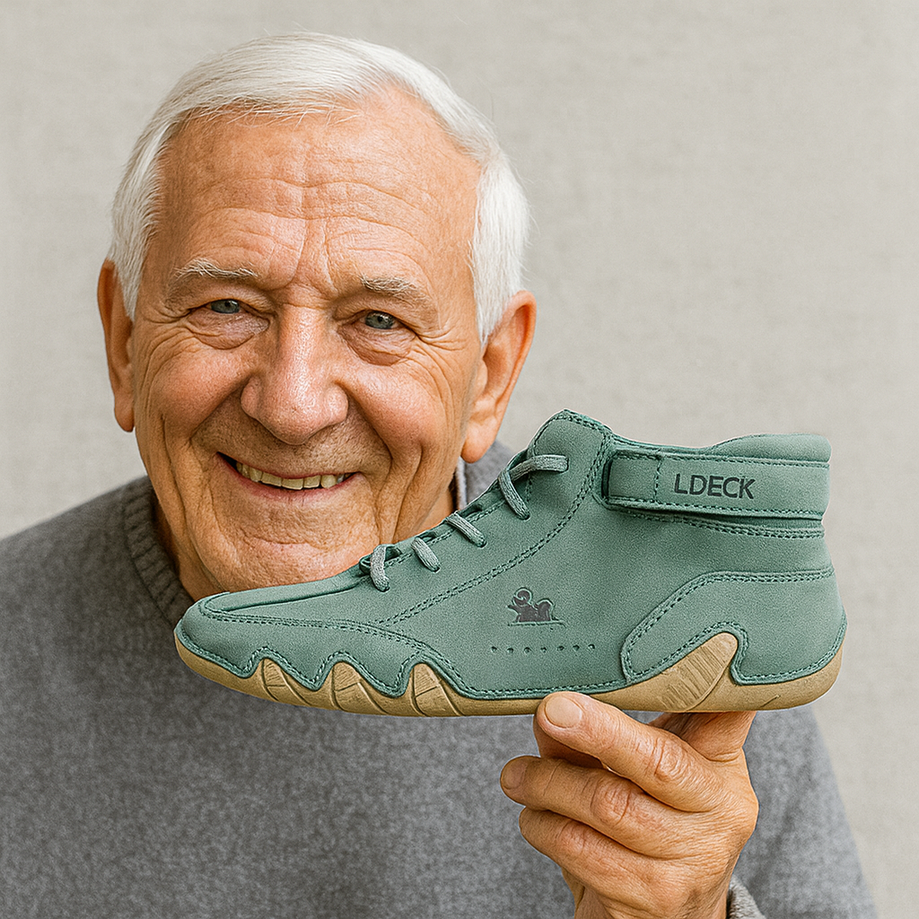 Alpaca - ergonomischer, wasserdichter &amp; schmerzlindernder Leder-Barfußschuh