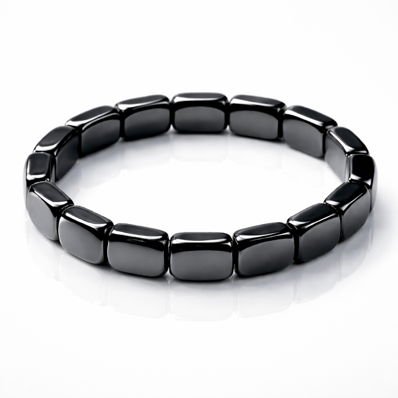 Bracelet Hématite — Calme & Maîtrise