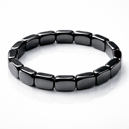 Bracelet Hématite — Calme & Maîtrise