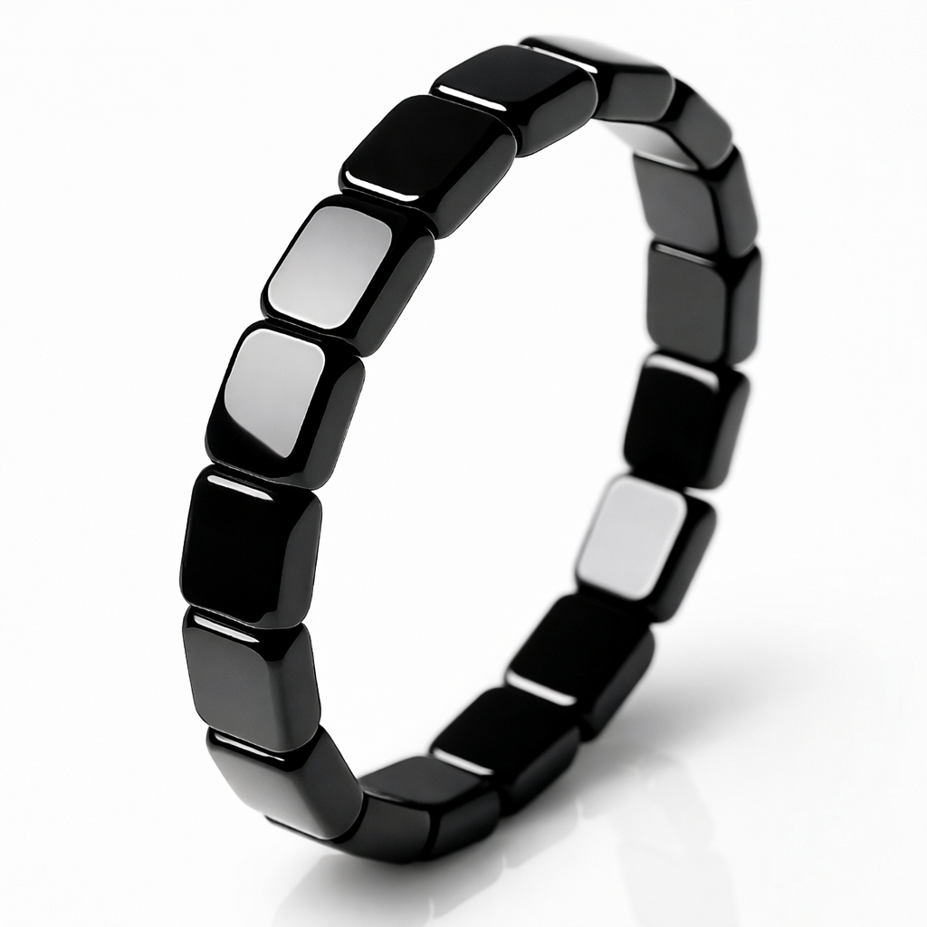 Bracelet Hématite — Calme & Maîtrise