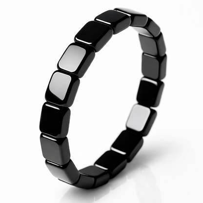 Bracelet Hématite — Calme & Maîtrise